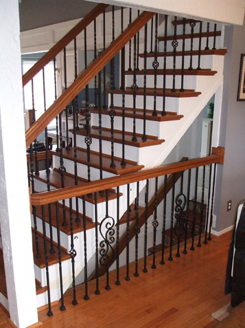 Now an elegant staircase